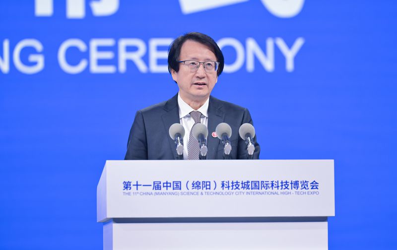 第十一届中国(绵阳)科技城国际科技博览会开幕
邵鸿宣布开幕 王晓晖周浩黎吴朝晖张克俭致辞「相关图片」